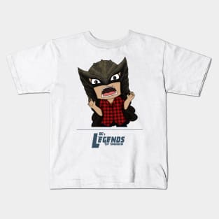 Zari Tomaz Wearing Hawkgirl Mask Kids T-Shirt